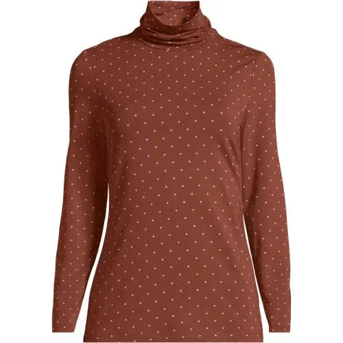 Lightweight Jersey Long Sleeve Turtleneck
