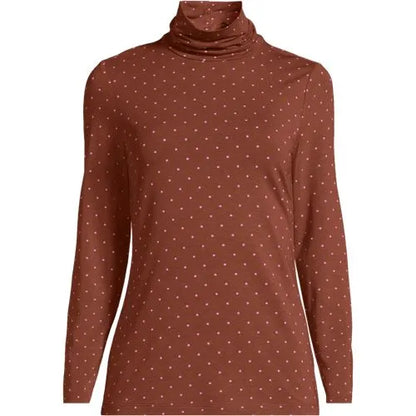 Lightweight Jersey Long Sleeve Turtleneck