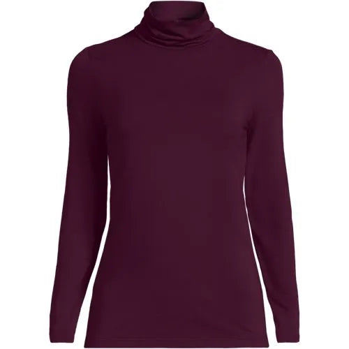 Lightweight Jersey Long Sleeve Turtleneck