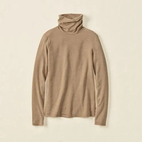 Lightweight Jersey Long Sleeve Turtleneck