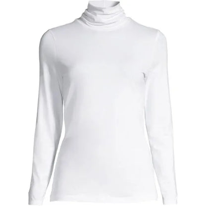 Lightweight Jersey Long Sleeve Turtleneck