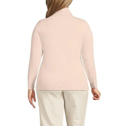Lightweight Jersey Long Sleeve Turtleneck