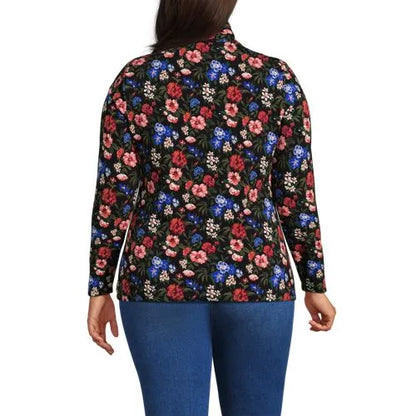 Lightweight Jersey Long Sleeve Turtleneck