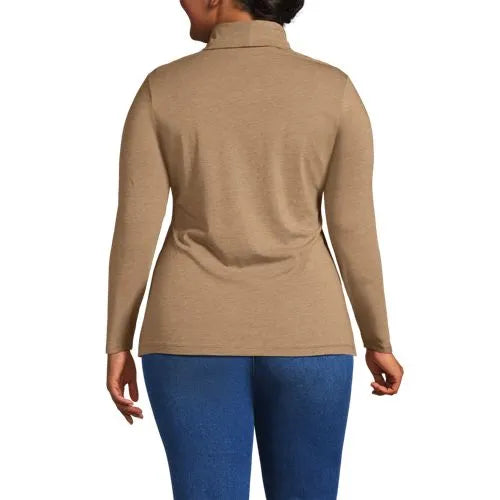 Lightweight Jersey Long Sleeve Turtleneck