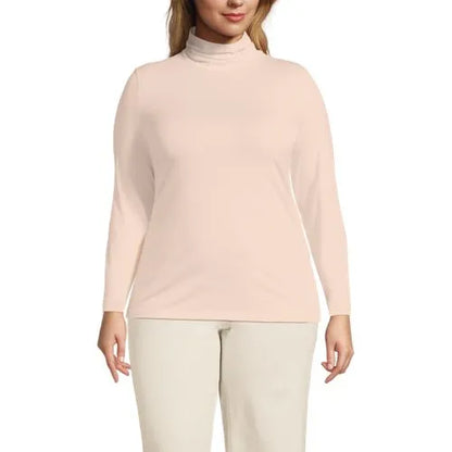 Lightweight Jersey Long Sleeve Turtleneck