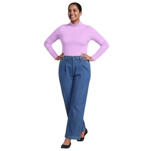 Lightweight Jersey Long Sleeve Turtleneck