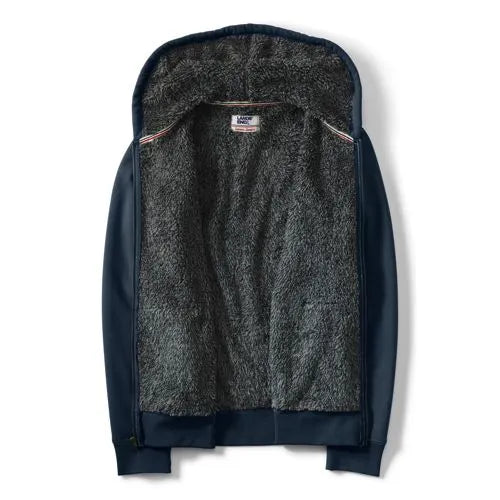 Men's Tall Serious Sweats Full Zip Sherpa Fleece Hoodie