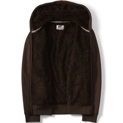 Men's Tall Serious Sweats Full Zip Sherpa Fleece Hoodie