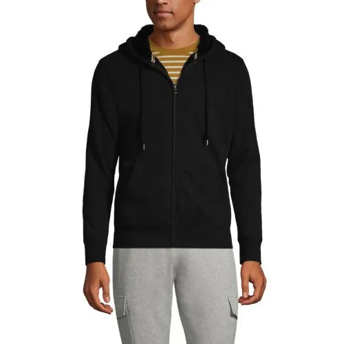 Men's Tall Serious Sweats Full Zip Sherpa Fleece Hoodie