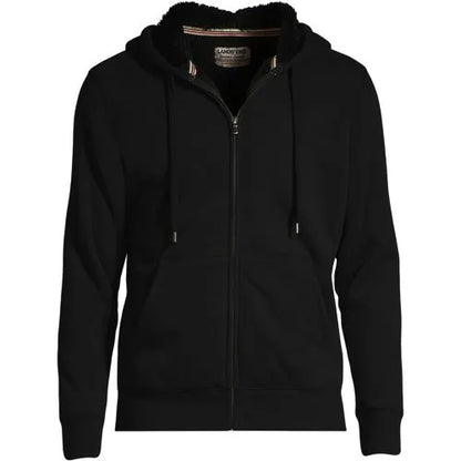Men's Tall Serious Sweats Full Zip Sherpa Fleece Hoodie