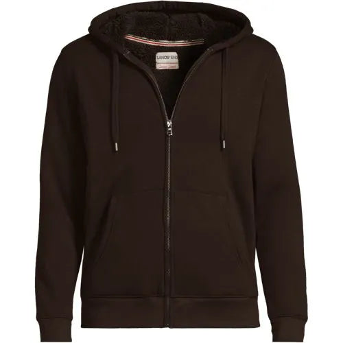 Men's Tall Serious Sweats Full Zip Sherpa Fleece Hoodie