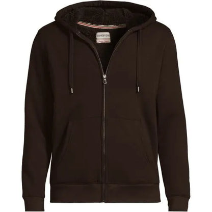Men's Tall Serious Sweats Full Zip Sherpa Fleece Hoodie