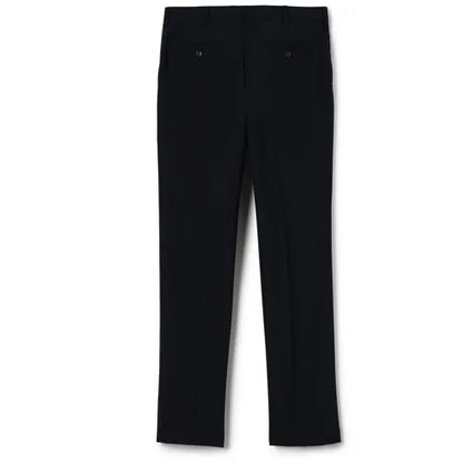 School Uniform Men's Washable Wool Tailored Plain Front Trousers