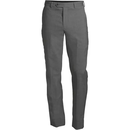 School Uniform Men's Washable Wool Tailored Plain Front Trousers