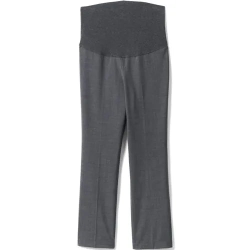 School Uniform Women's Washable Wool Maternity Straight Leg Pants
