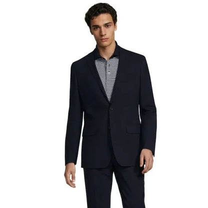 Men's Traditional Fit Year'rounder Stretch Wool Suit Jacket