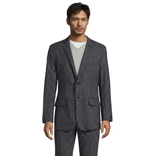 Men's Traditional Fit Year'rounder Stretch Wool Suit Jacket