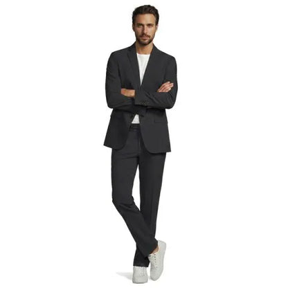 Men's Traditional Fit Year'rounder Stretch Wool Suit Jacket
