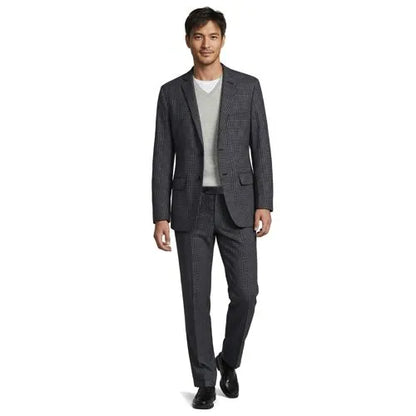 Men's Traditional Fit Year'rounder Stretch Wool Suit Jacket