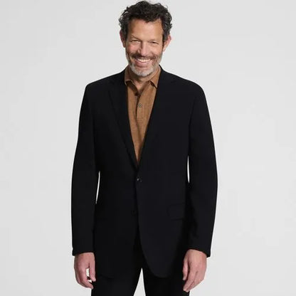 Men's Traditional Fit Year'rounder Stretch Wool Suit Jacket