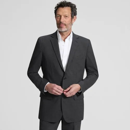 Men's Traditional Fit Year'rounder Stretch Wool Suit Jacket