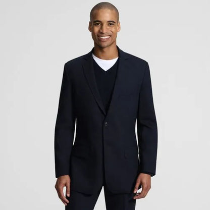 Men's Traditional Fit Year'rounder Stretch Wool Suit Jacket