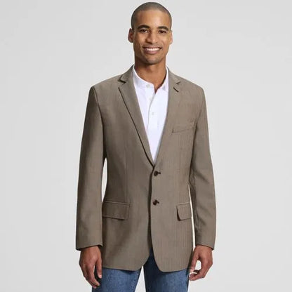 Men's Traditional Fit Year'rounder Stretch Wool Suit Jacket