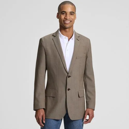 Men's Traditional Fit Year'rounder Stretch Wool Suit Jacket