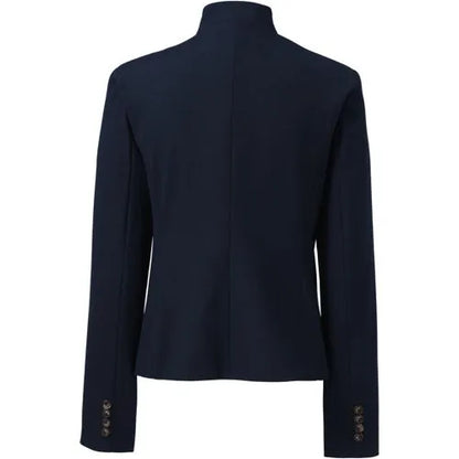 Women's Washable Wool Collarless Blazer