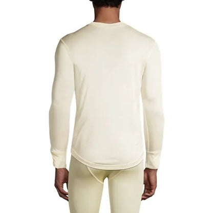 Men's Silk Long Underwear Crew Neck