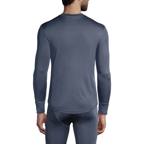 Men's Silk Long Underwear Crew Neck