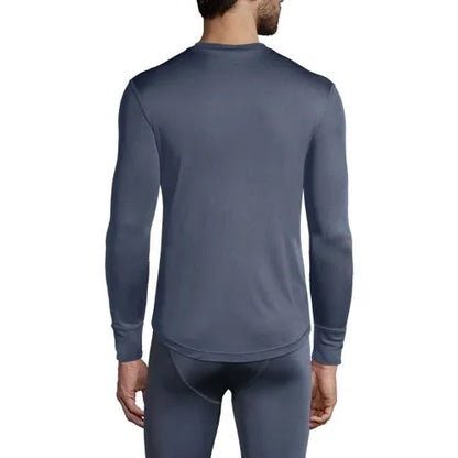 Men's Silk Long Underwear Crew Neck