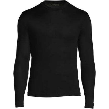 Men's Silk Long Underwear Crew Neck