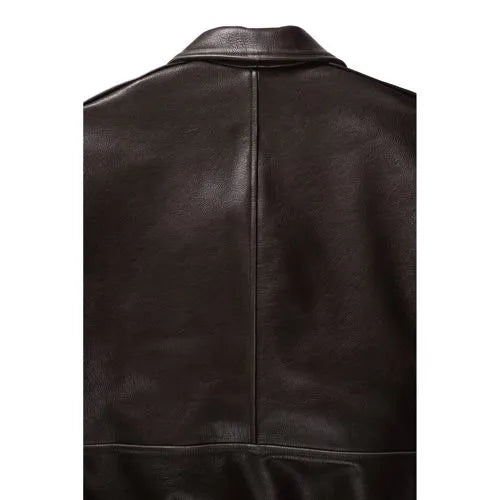 Willis and Geiger Leather Bomber Jacket