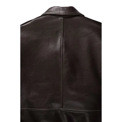 Willis and Geiger Leather Bomber Jacket