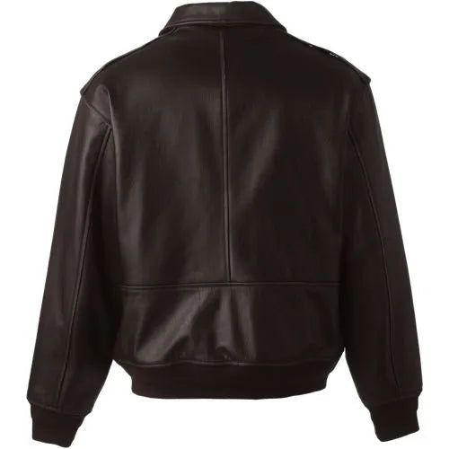 Willis and Geiger Leather Bomber Jacket