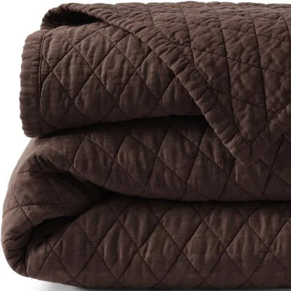 Solid Diamond Double Voile Quilt