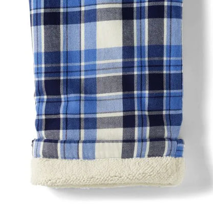 Men's Sherpa Fleece Lined Flannel Pajama Pants