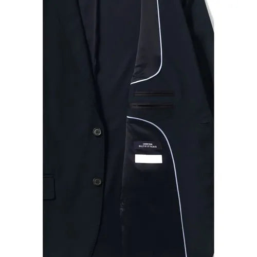 Men's Washable Wool 2 Button Tailored Fit Suit Jacket