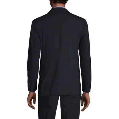Men's Washable Wool 2 Button Tailored Fit Suit Jacket