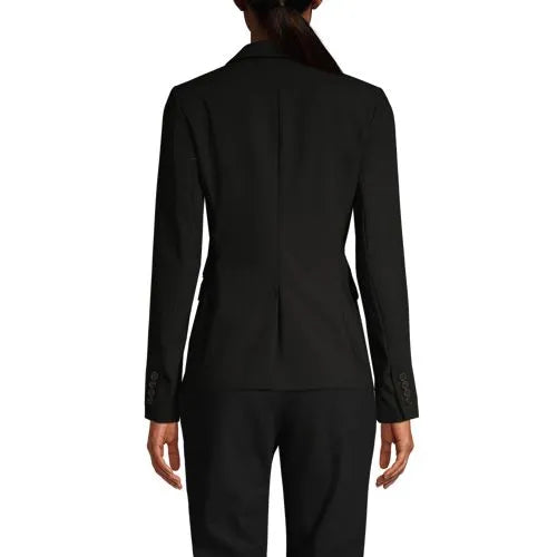 School Uniform Women's Washable Wool Two Button Traditional Blazer