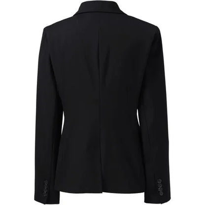 School Uniform Women's Washable Wool Two Button Traditional Blazer