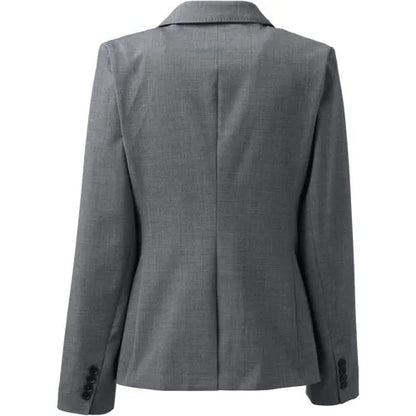 School Uniform Women's Washable Wool Two Button Traditional Blazer