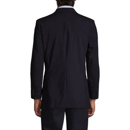 Men's Washable Wool 2 Button Traditional Fit Suit Jacket