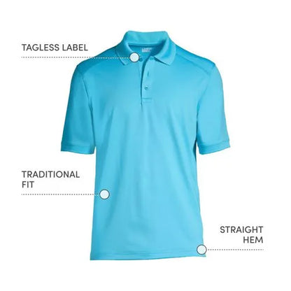 Men's Short Sleeve Rapid Dry Active Polo Shirt