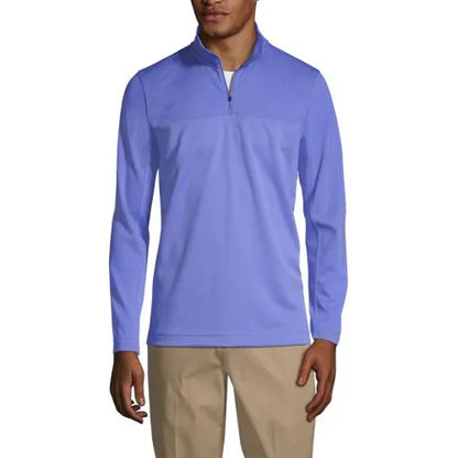Men's Textured Quarter Zip Pullover