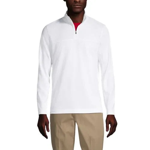 Men's Textured Quarter Zip Pullover