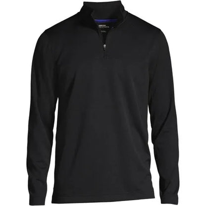 School Uniform Men's Textured Quarter Zip Pullover