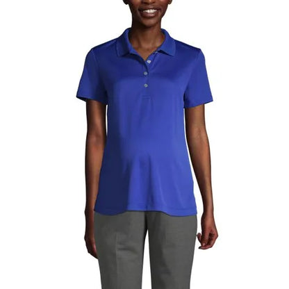 School Uniform Women's Maternity Active Solid Polo