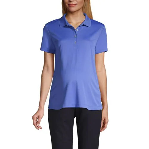 School Uniform Women's Maternity Active Solid Polo